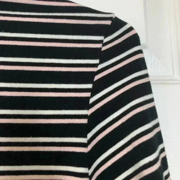 Bylyse Spenard Long Sleeved Shirt Striped Black, Pink,  & White Size Small - Picture 8 of 16